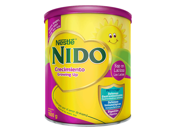 NIDO® Crecimiento Bajo en Lactosa