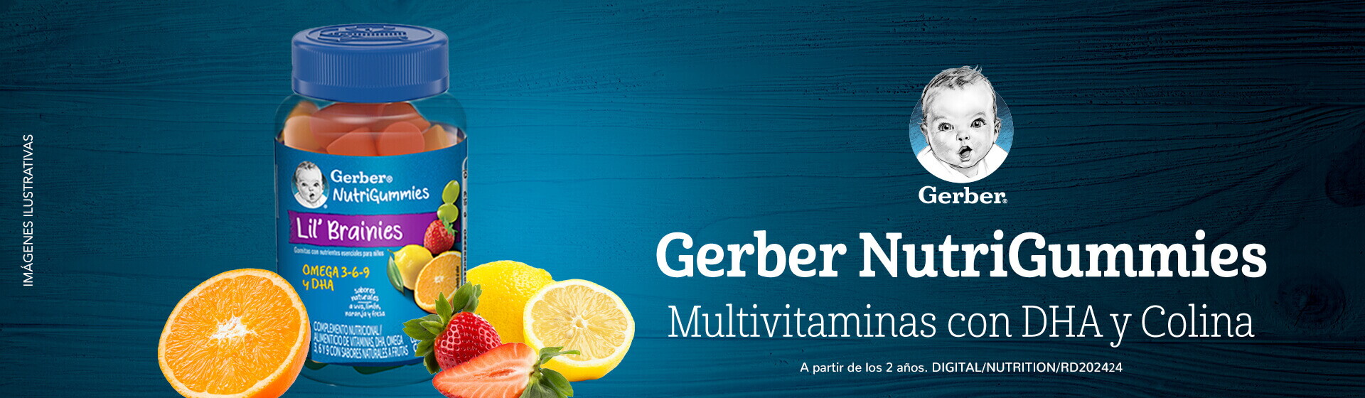 GERBER® NutriGummies® | Multivitaminas con DHA y Colina